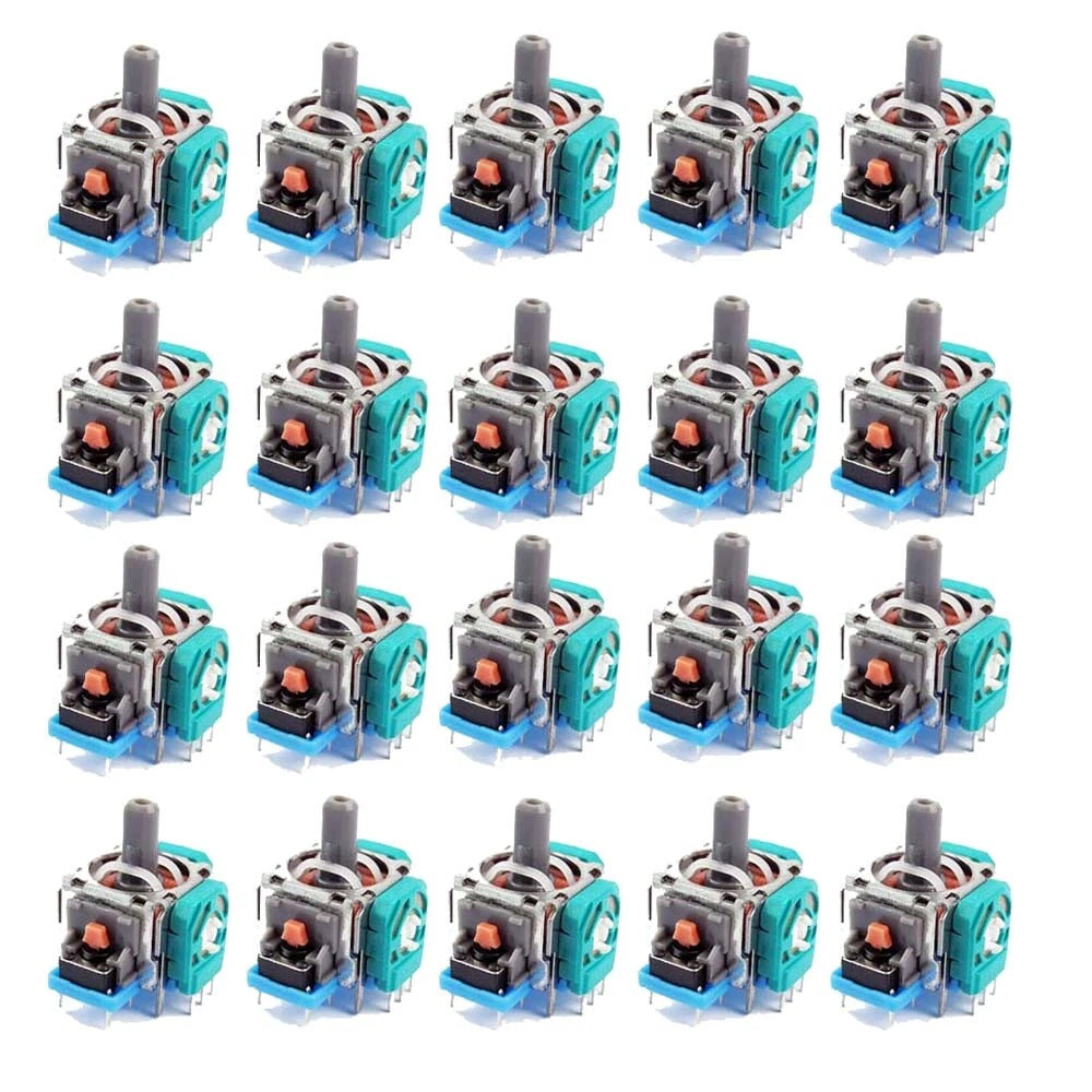 20Pcs Analog Stick Joystick Replacement for Xbox One PS4 Dualshock 4