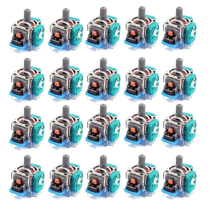 20Pcs Analog Stick Joystick Replacement for Xbox One PS4 Dualshock 4
