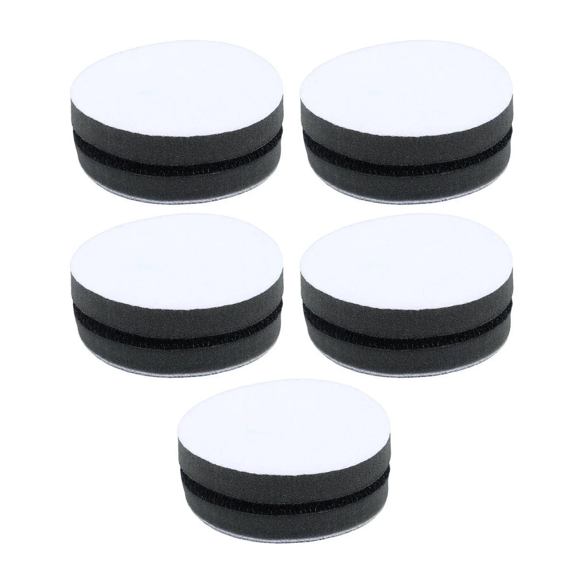Set of 10 Soft Foam Sponge Pads for Orbital Sander 3 Inch