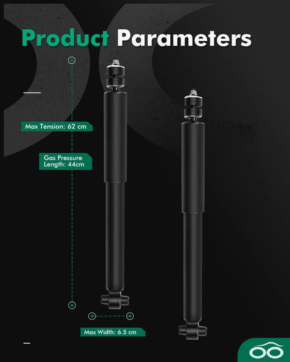Rear Pair Shocks Struts for Ford Crown Victoria Lincoln Mercury (2003–2011)
