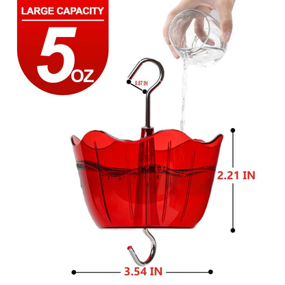 4X Hummingbird Feeder Ant Moat 5oz for Water Garden Patio