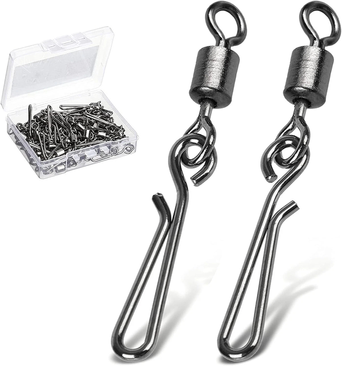 Fishing Snap Swivels Kit - Corrosion-Resistant for All Fishing Needs