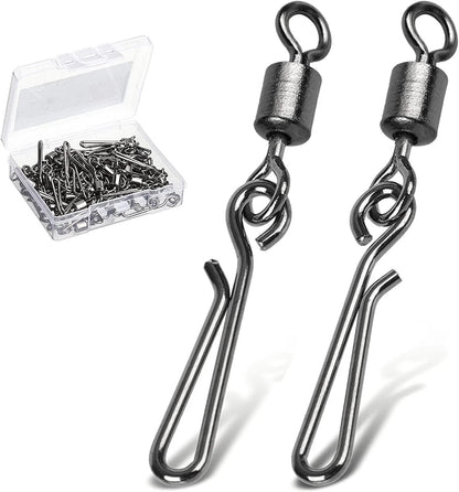 Fishing Snap Swivels Kit - Corrosion-Resistant for All Fishing Needs