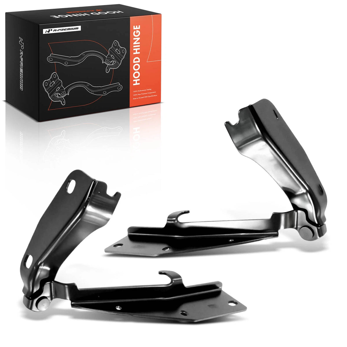 2X Hood Hinge for Nissan Sentra (2007–2012) - 65401ET030, 65400ET030, NI1236130, NI1236131