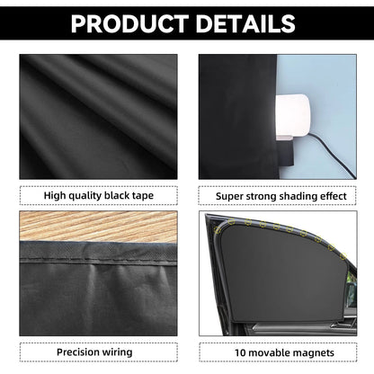 Car Window Sun Shades for Universal Fit
