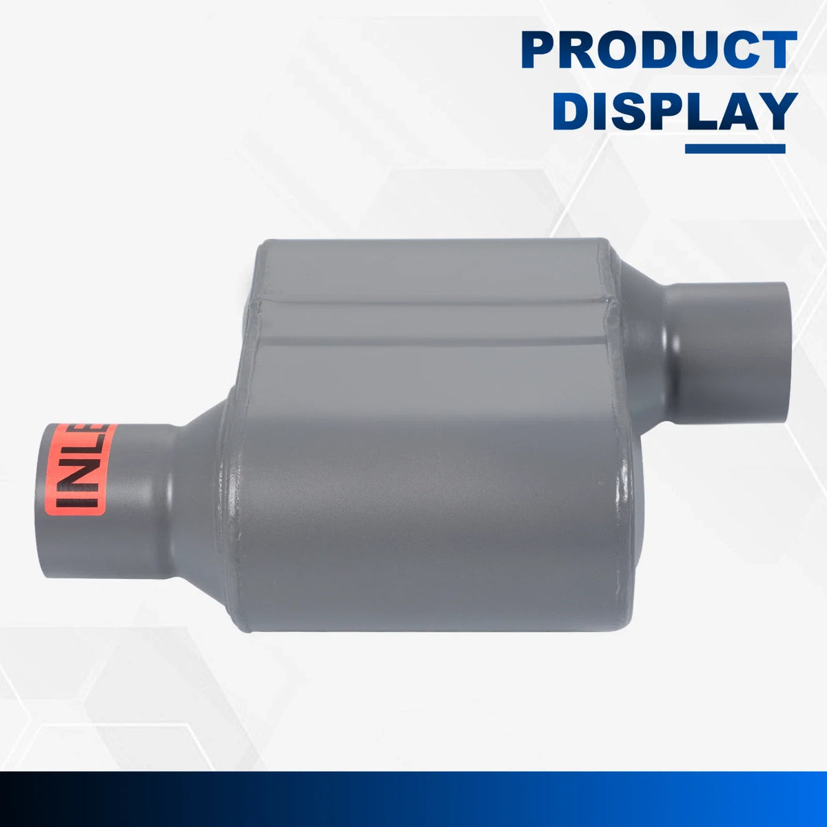 2.5" Inlet/Outlet Race Performance Chambered Exhaust Muffler Pair for