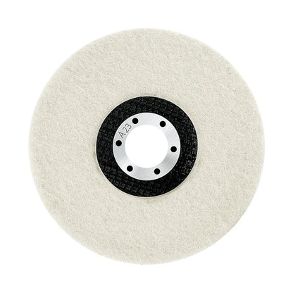 125mm Wool Buffing Wheel for Polishing Stainless Steel Copper Aluminum Brass