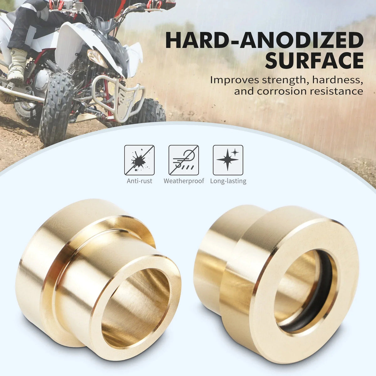 H62 Bronze Steering Stem Shaft Bushing for Yamaha Blaster YFS200 (1987–2006)