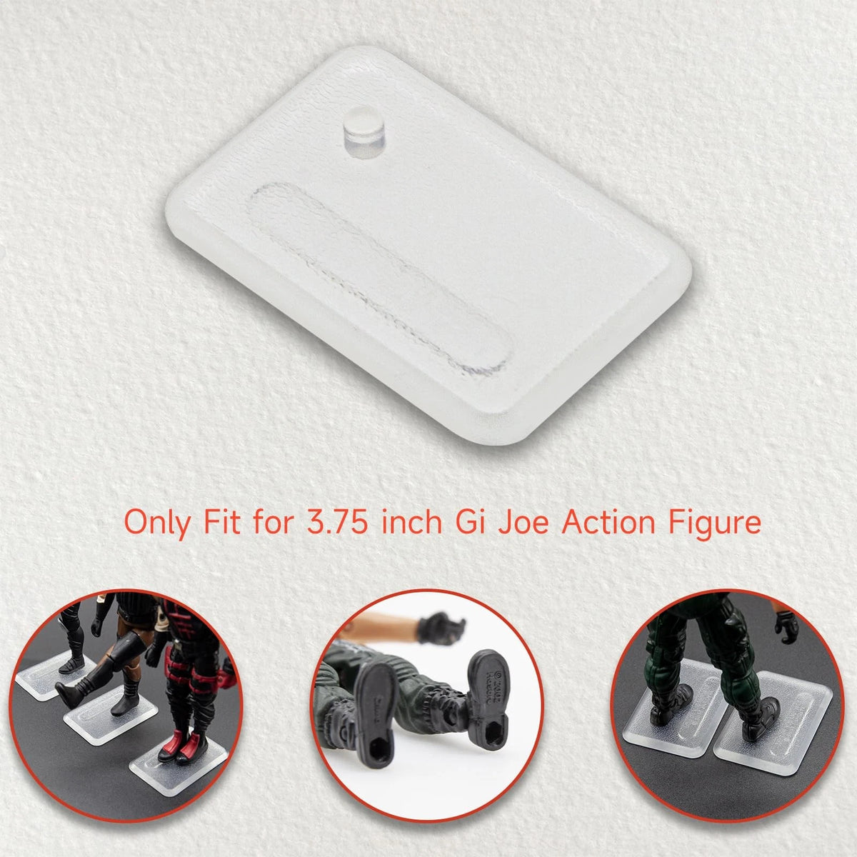50 Pieces Clear Display Stand Base for Automotive Models