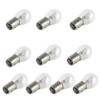 10pcs 6V Tail Light Bulb 1154 21/5W for Honda XL80S (1979–1982)