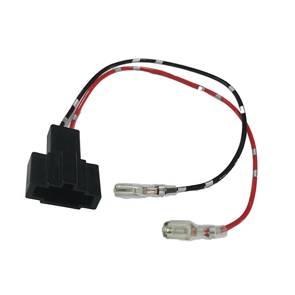 2X 2-Pin Car Speaker Wire Harness Adapter Connector for Audi