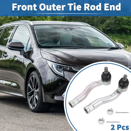 2X Front Outer Tie Rod Ends for Toyota Land Cruiser (1998–2002) No. 4504769100