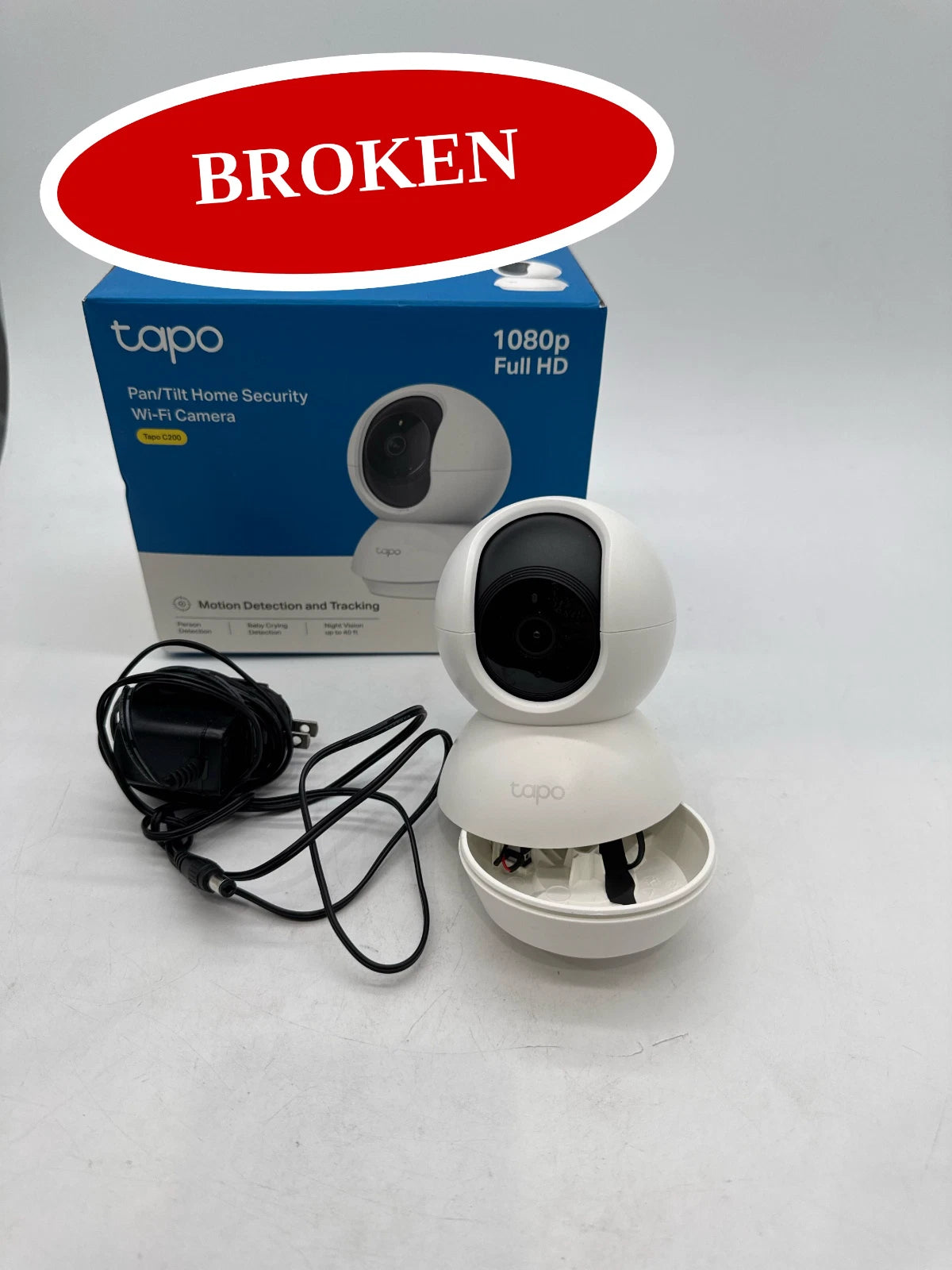 TP-Link Tapo C200 Pan/Tilt Security Camera 1080p WiFi Baby Monitor