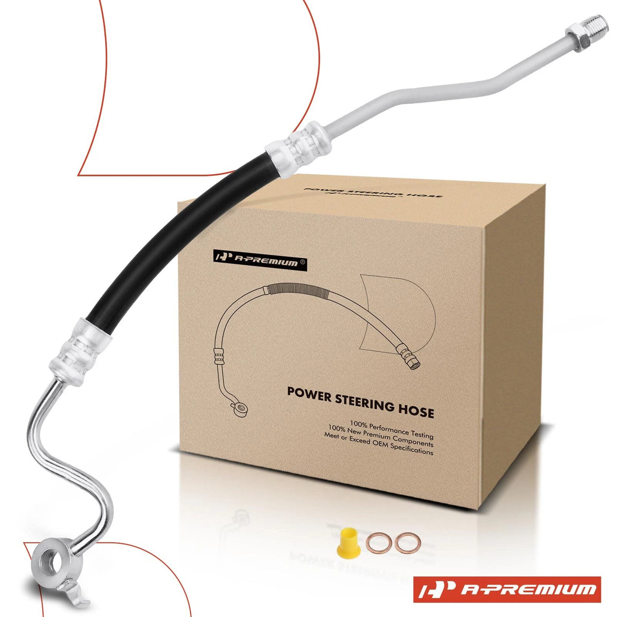 Power Steering Pressure Line Hose Assembly for Lexus SC400 (1992–2000) 44403-24041, 44403-24090, 44403-24100