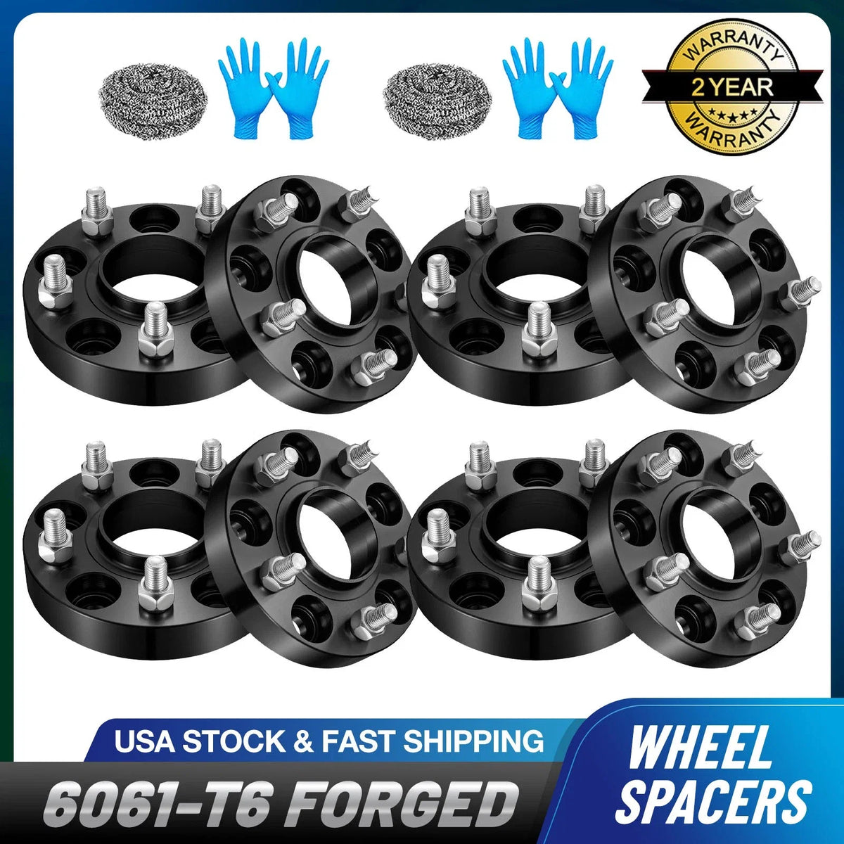 Set of 4 Hubcentric 15mm Wheel Spacers for Honda Accord Acura TL