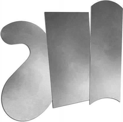 Set of 3 Cabinet Scraper Cards - Curved