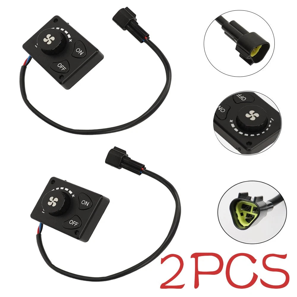2X Parking Heater Controller Switch Knob for Car Truck Diesel Heater