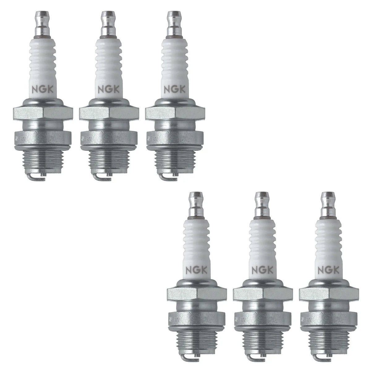 Set of 6 NGK Laser Platinum Spark Plugs 1209 for Express Savana 1500 (1996–2023)