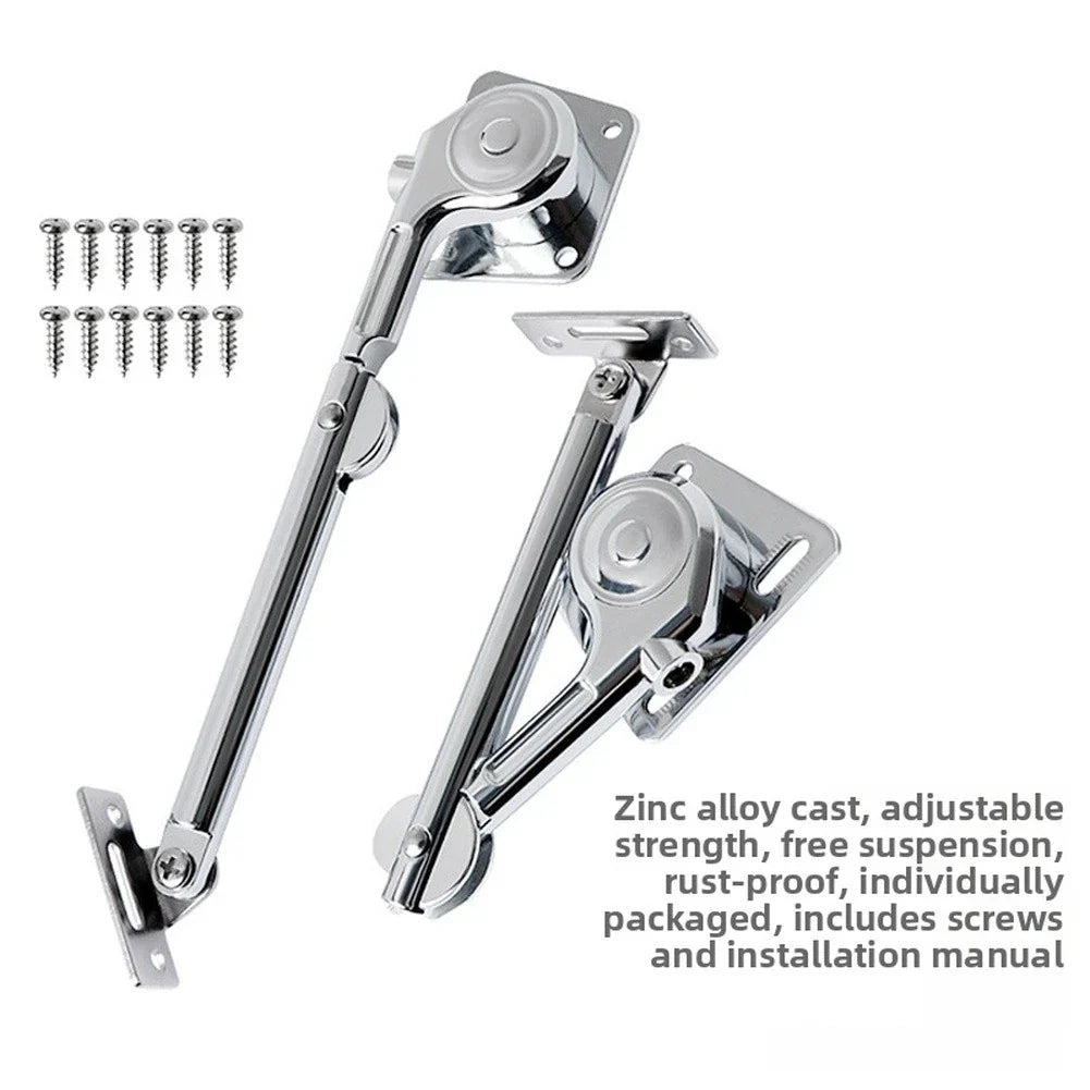 Zinc Alloy Hydraulic Hinges for Cabinet Doors (19mm Max Adjustment)