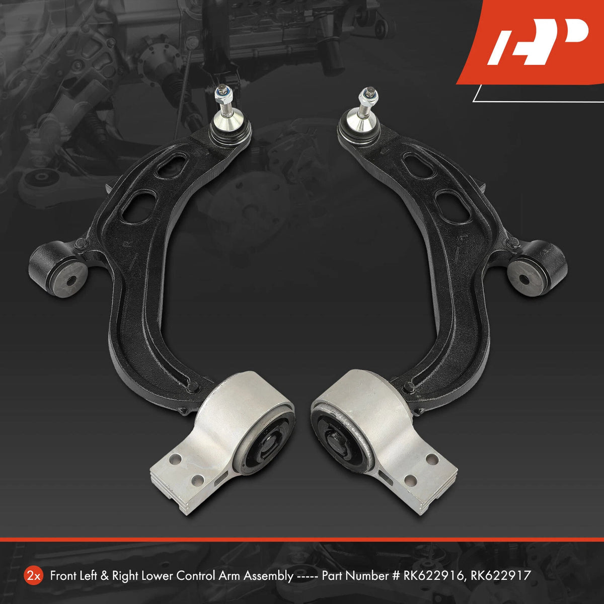 2X Front Lower Control Arm w/ Ball Joint for Ford Taurus Flex (2010–2019) - MS401186, 528-353, DA5Z3079D