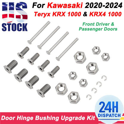Door Hinge Bushing Upgrade Kit for Kawasaki Teryx KRX 1000 & KRX4 1000 (2020–2024)
