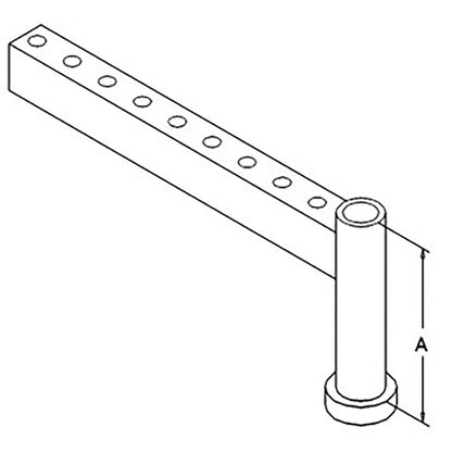 Right Hand Knee with Bushings for 2500A 385 395 484 485 495 574 584 585 595 685