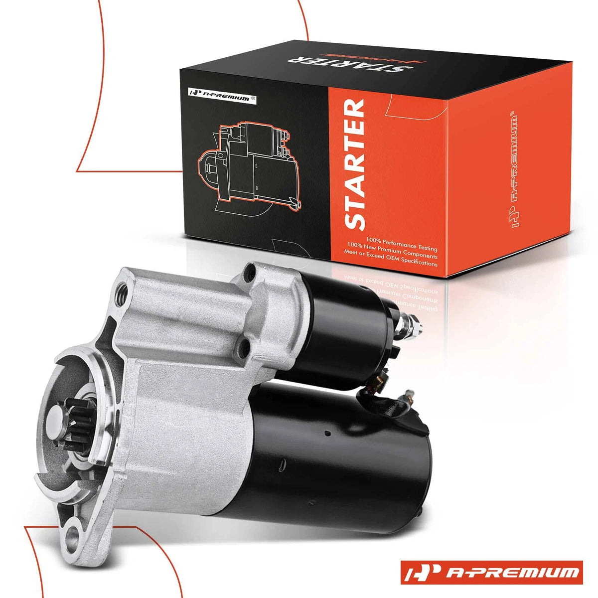 Starter for VW Touareg, Audi Q7, Porsche Cayenne (2004–2006) - 116039, 012911023F, 012911023FX, 0001123002, 17926N