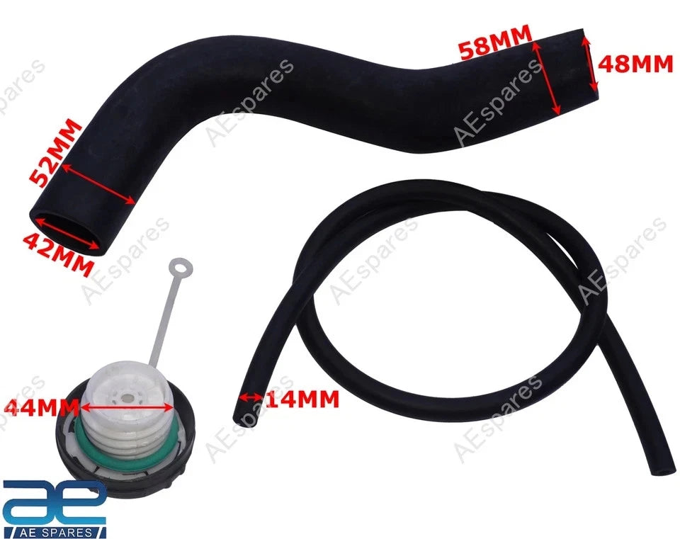 Fuel Filler Inlet Hose Kit for Suzuki Samurai SJ410 SJ413 (1980–1995)