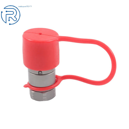 1/4" Flat Face Hydraulic Quick Disconnect Female Coupler Non-Spill for