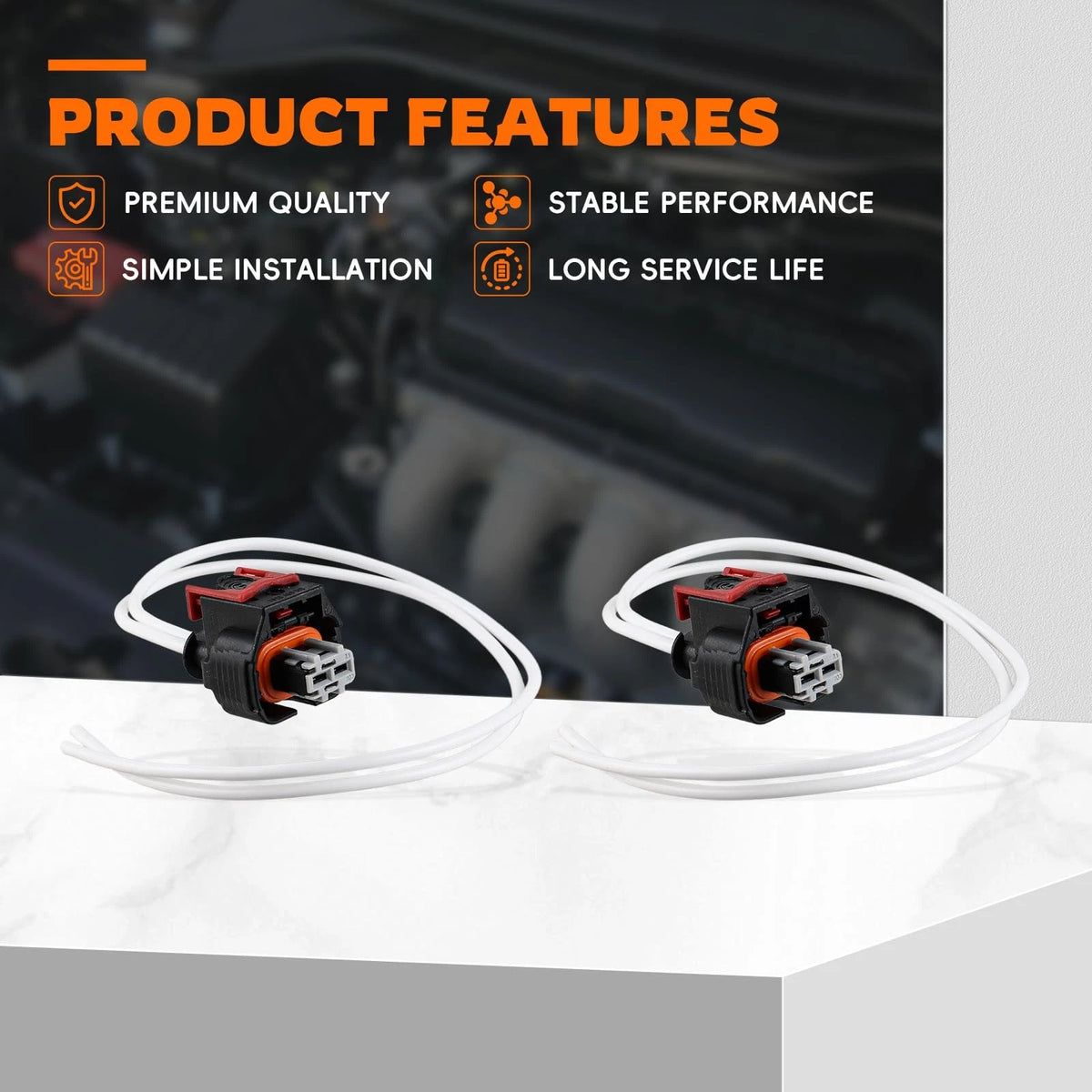 2X Injector Pigtail Connector for Multi-Purpose Fuel Applications