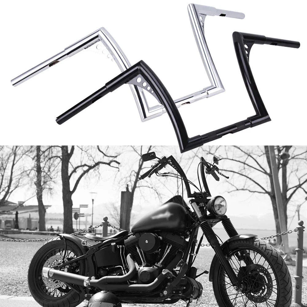 12" Rise Ape Hanger Handlebar for Harley Sportster Softail Dyna