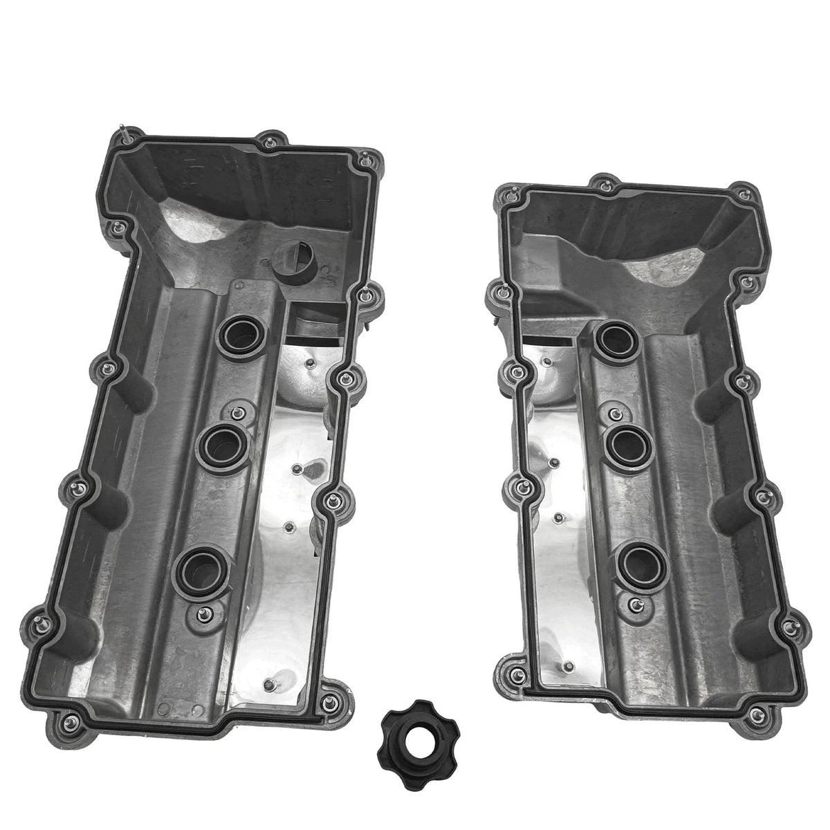Set of 2 Aluminum Valve Covers for Chrysler Sebring 300 Dodge 2.7L (2007–2010)