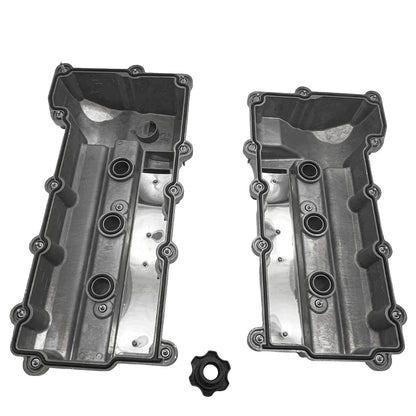 Set of 2 Aluminum Valve Covers for Chrysler Sebring 300 Dodge 2.7L (2007–2010)
