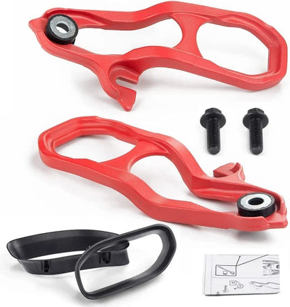 Set of 2 Red Heavy Duty Front Tow Hooks w/Hardware for Dodge Ram 1500 (2019–2024)