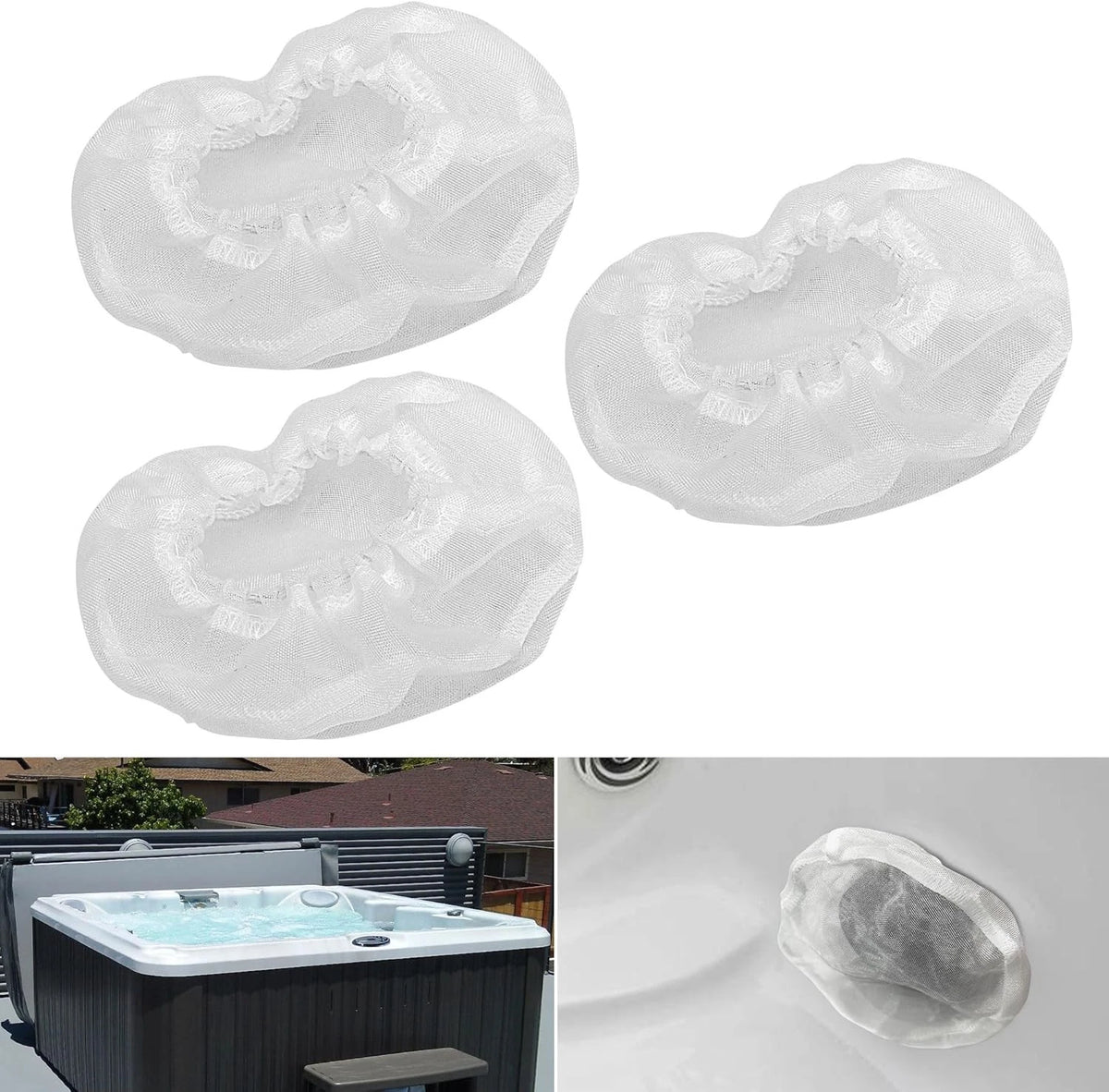 Mesh Drain Cover for Sundance Spa (5") Pack of 3