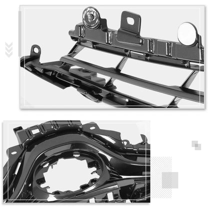 Front Upper Grille Insert for Toyota Camry XLE (2018–2020) w/Badge Slot
