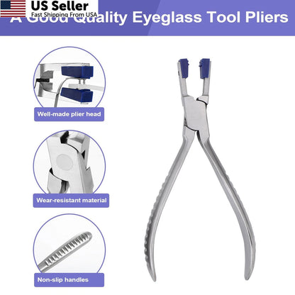 Rimless Eye Glass Repair Kit for Glasses (No Specific Years)