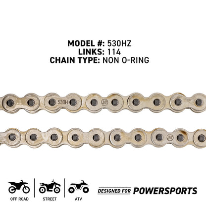 Chain Sprocket Set for Honda CBR1000RR (2004–2023) MK1003943, 519-KCS0415K-K001
