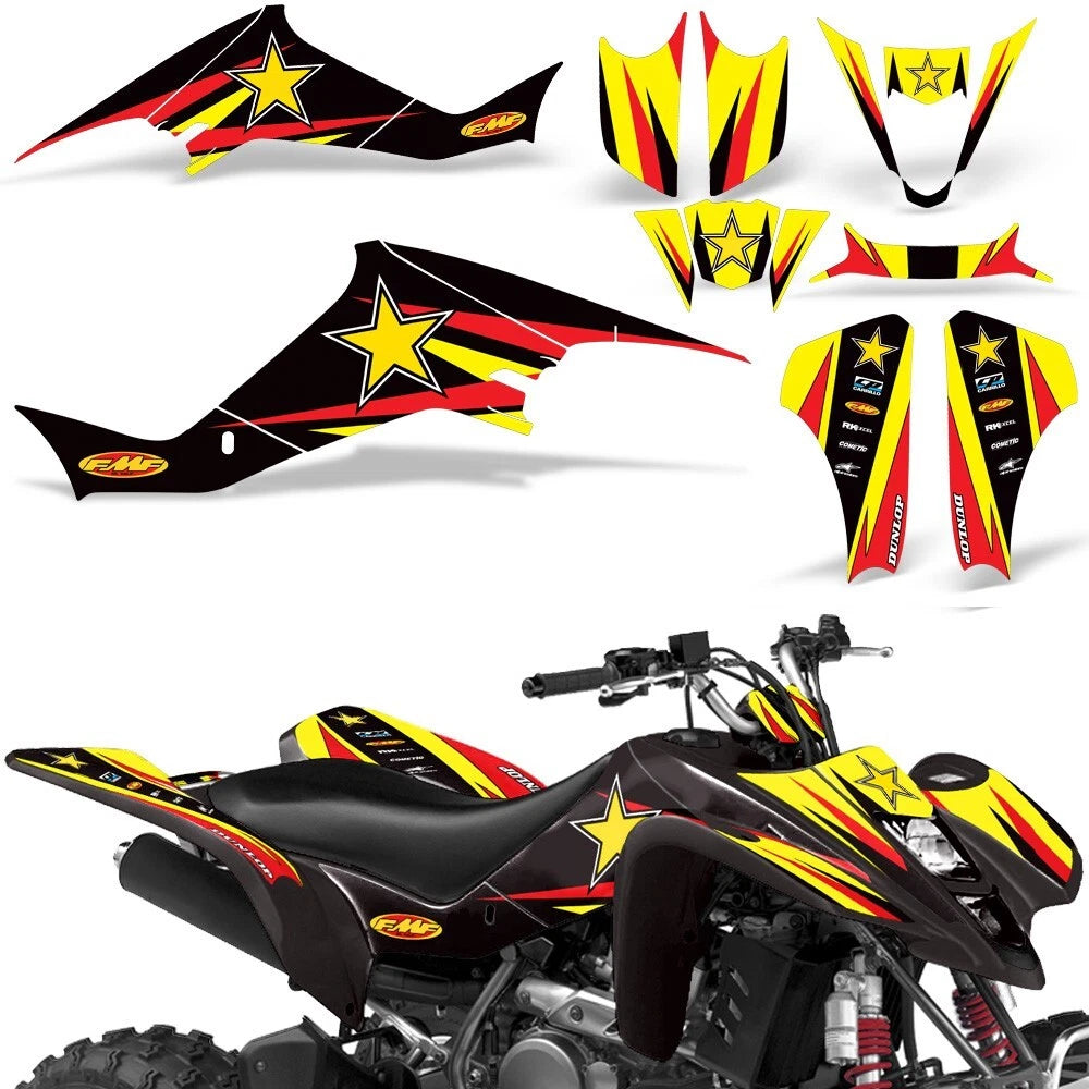 Decal Graphic Kit for Suzuki LTZ400, Kawasaki KFX400 (2003–2008)
