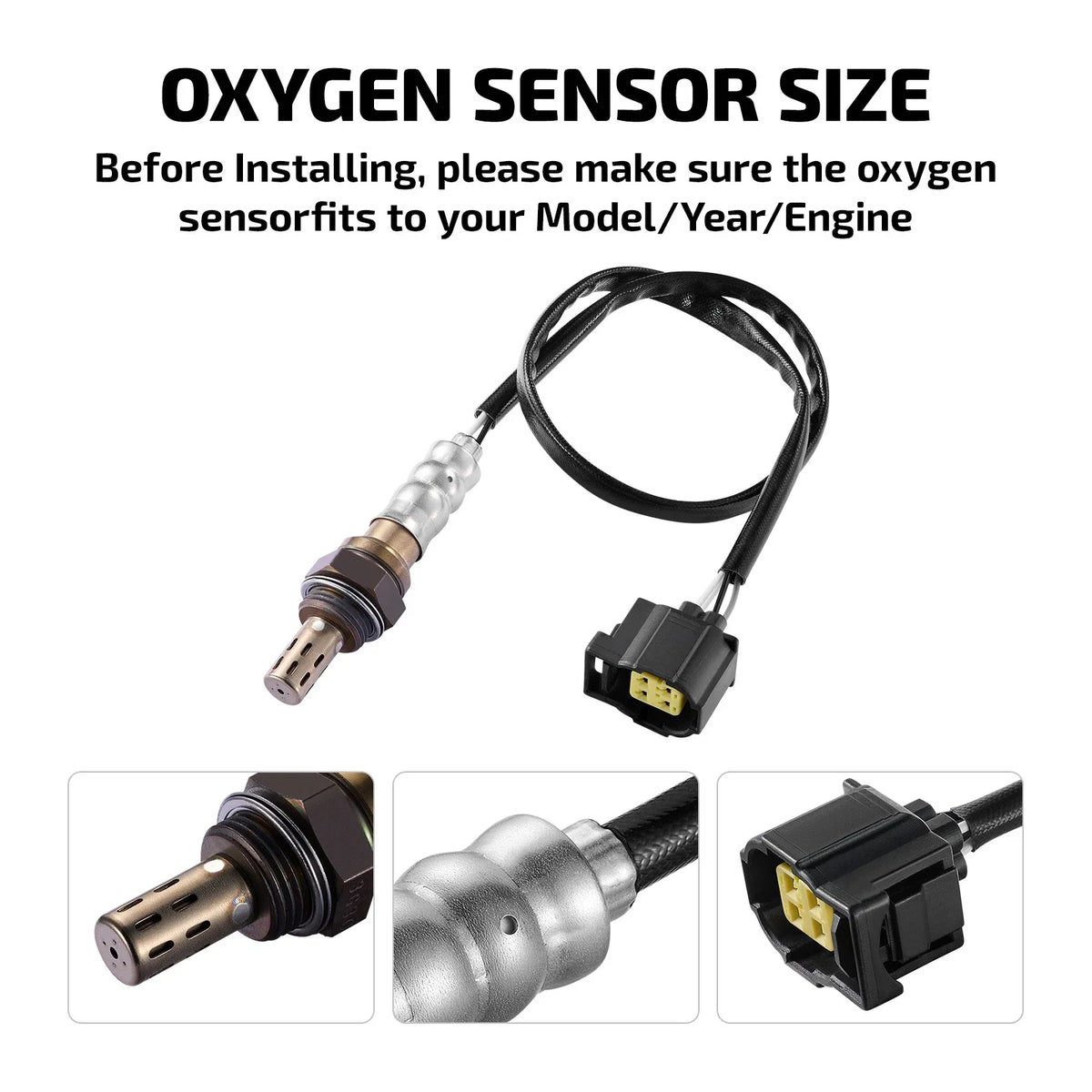 Set of 4 Upstream Downstream Oxygen O2 Sensors for Dodge Viper (2003–2006)