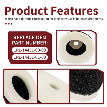 Air Filter Element for Yamaha BW200 Big Wheel 200 (1986–1988) 1RL-14451-00-00