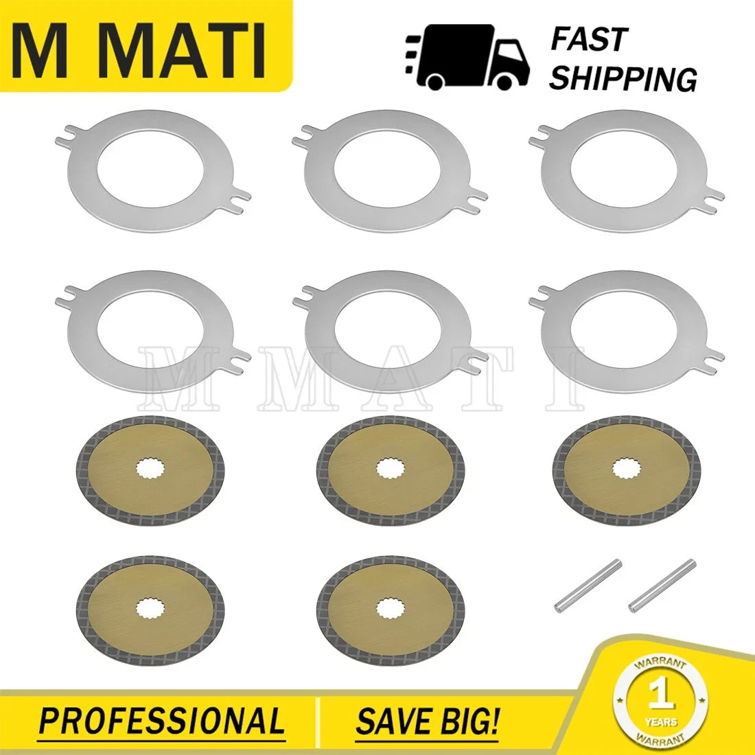 Brake Disk Kit AM148465 for John Deere XUV Gator 625 825 835 (2007–2023)