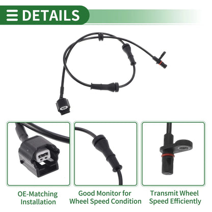 ABS Wheel Speed Sensor No. 479013DA0A for Nissan Sentra (2013–2019) Left Rear