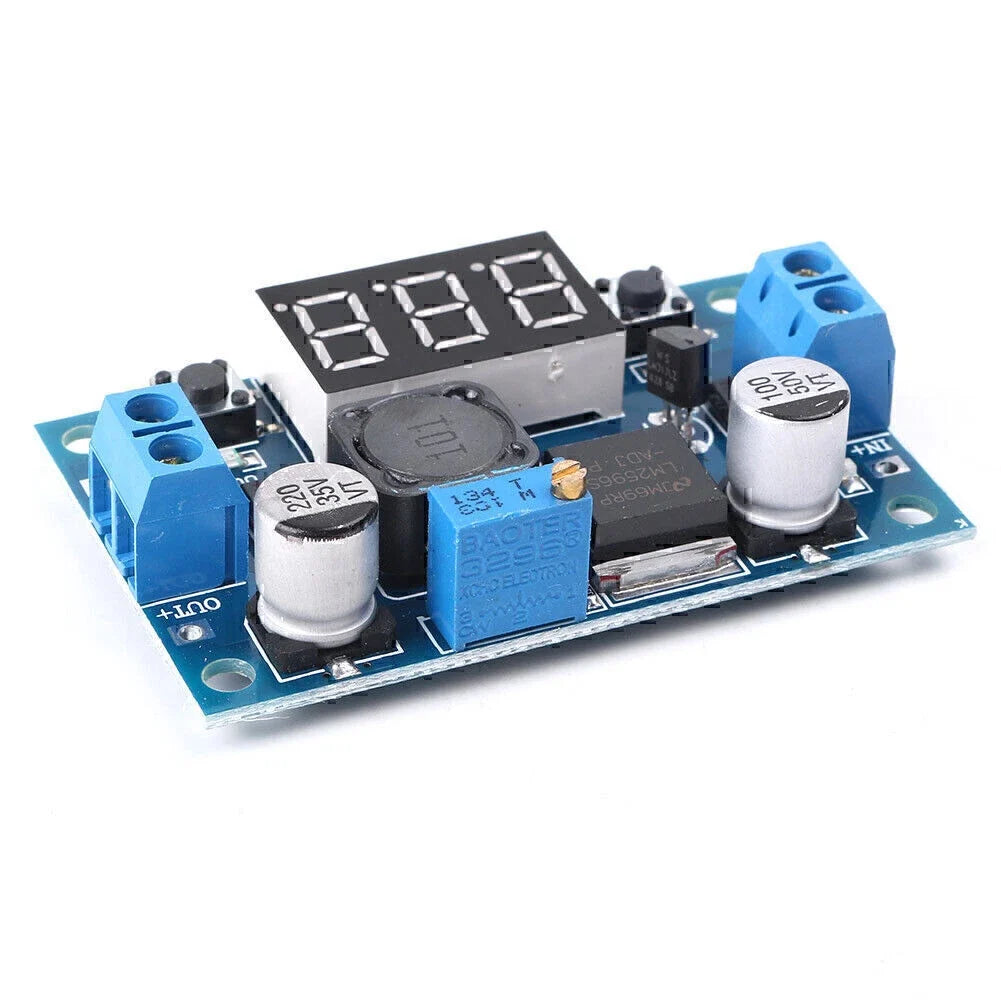 DC-DC LM2596S Buck Converter for Various Applications (4-40V to 1.3-37V)