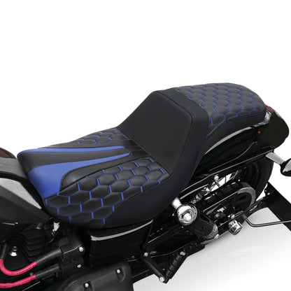 2-Up Driver Rider & Passenger Seat for Harley Dyna Super Wide Glide (2006–2017)