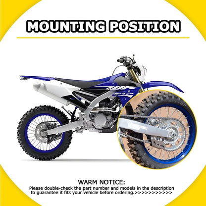 Rear Wheel Bearings Seals Kit for Yamaha YZ400F (1999) 25-1252 EXV