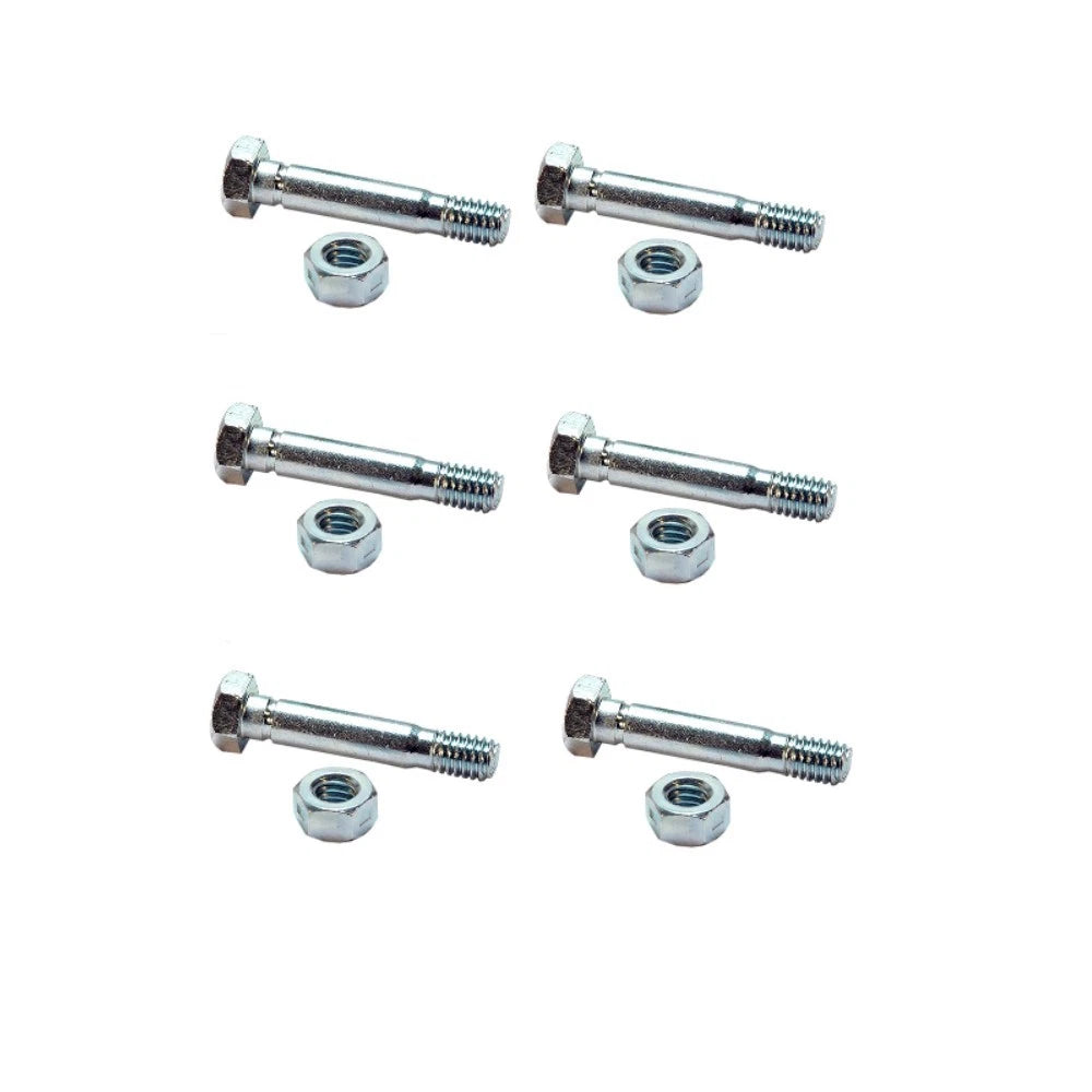 6X 1-3/4" x 5/16" Shear Pin with Nut for MTD