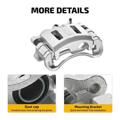 Front Brake Caliper with Bracket for Oldsmobile Bravada 4.3L (1998–2001)