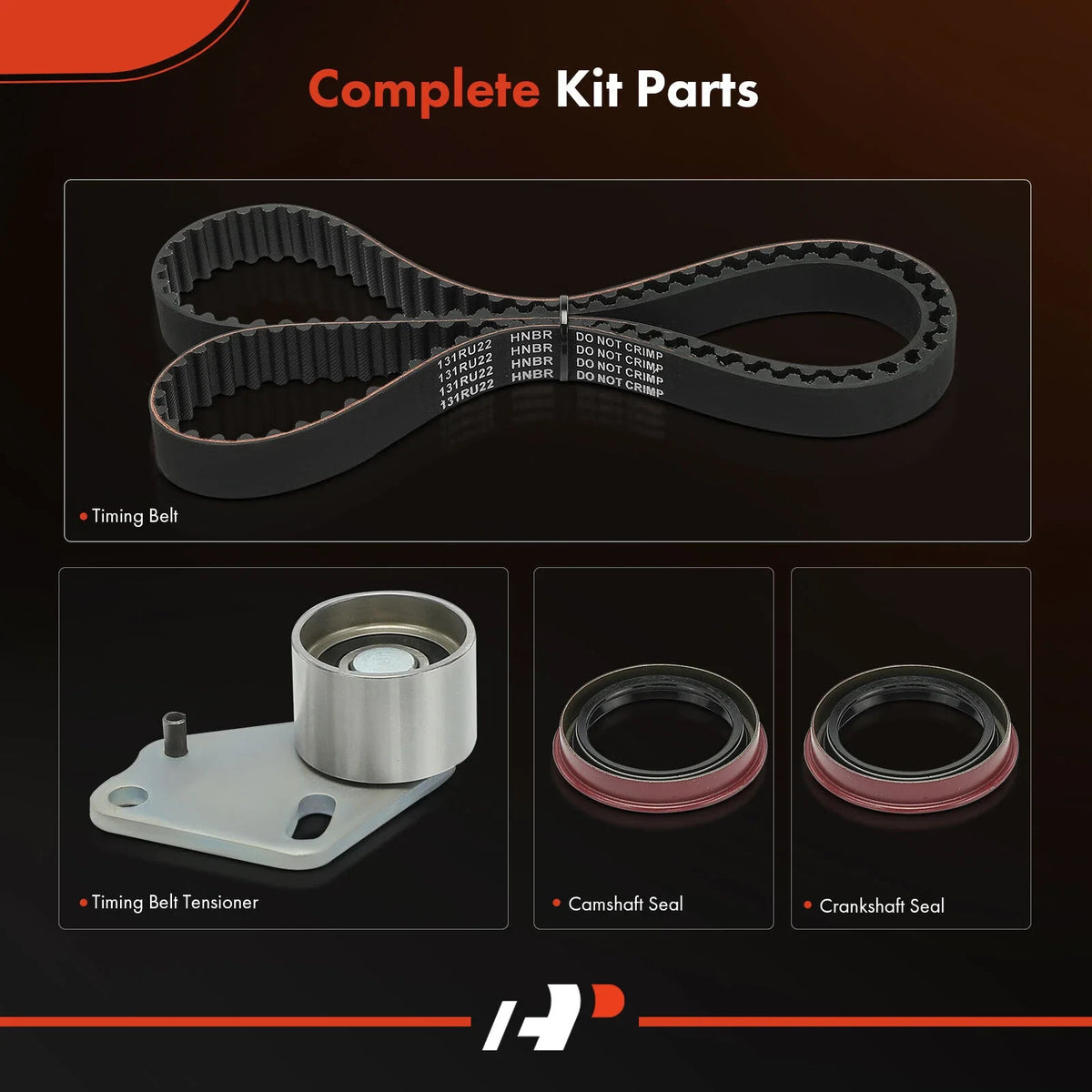4X Timing Belt Kit for Ford Ranger Mazda B2300 (1995–2001) L4 2.3L GAS