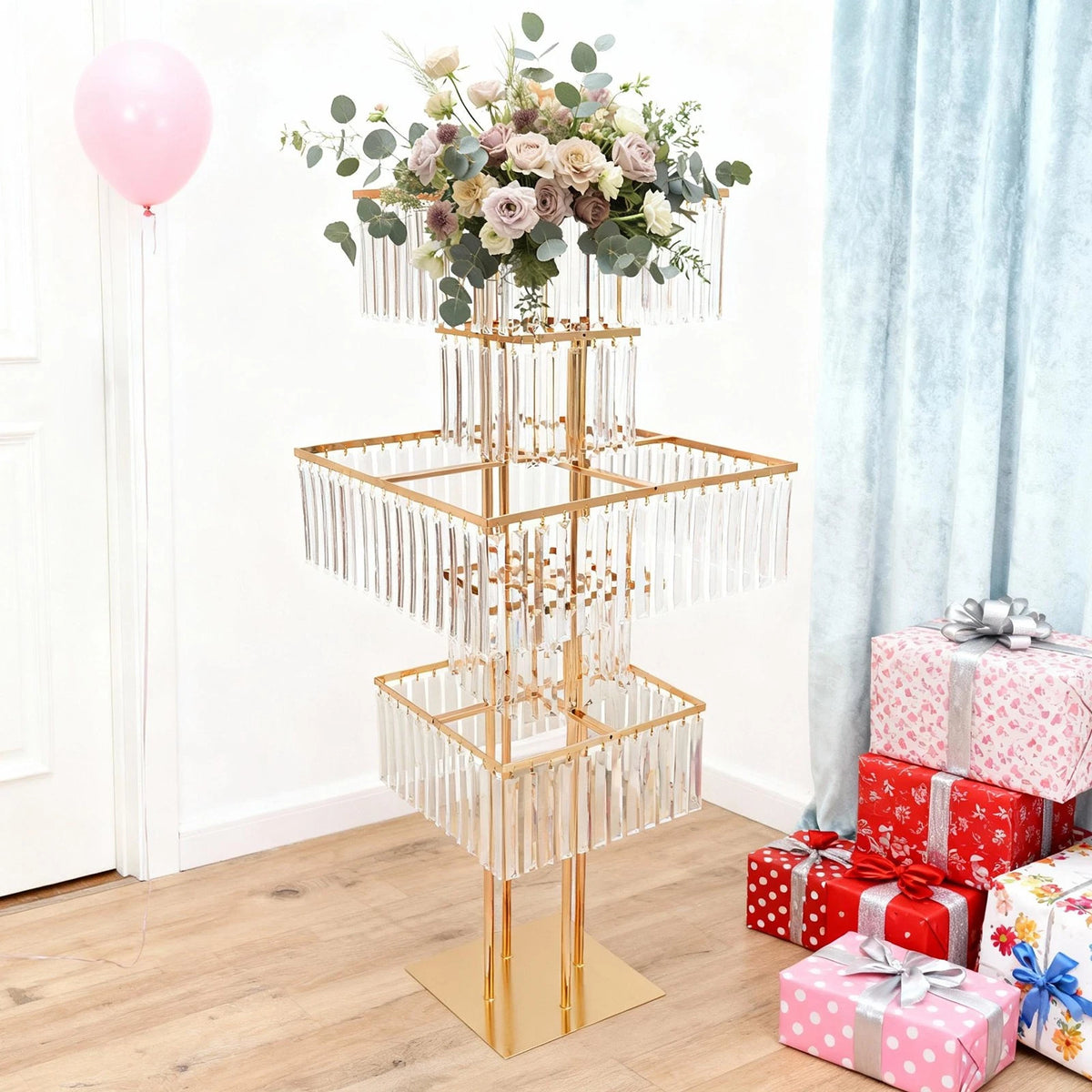 5-Tier Flower Stand for Wedding Birthday Party Events